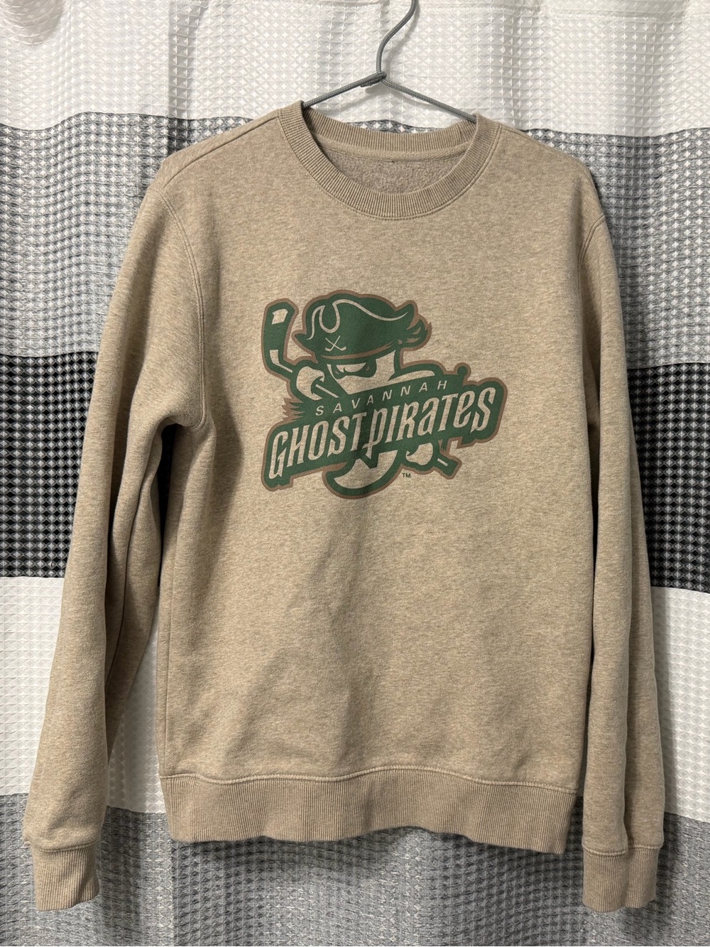 Savannah Ghost Pirates Oat crewneck sweater